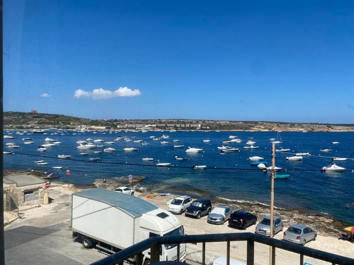 Sea Front Apartment At Mellieha Bay, Malta! エクステリア 写真